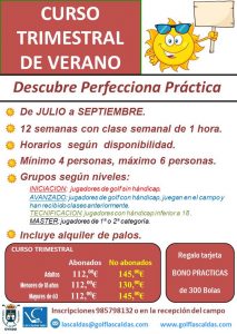 CURSO VERANO INICIACIÓN JUEVES 17:00 A 18:00 HORAS INICIO 16 JULIO